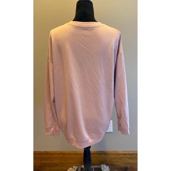 Sweatshirt Size 0XL (12-14) Soft Pink Lightweight with Sheep Pullover Soft - Picture 6 of 11